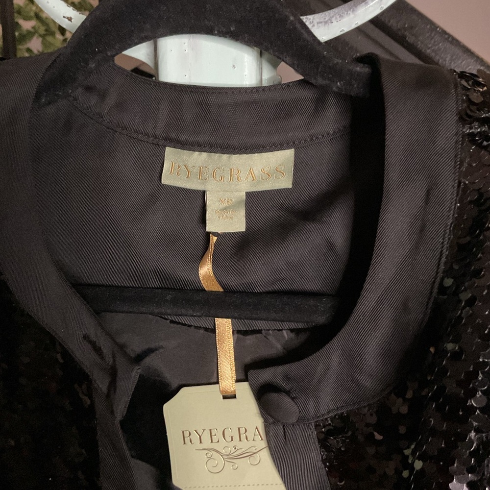 Black Sequined Jacket - image 2